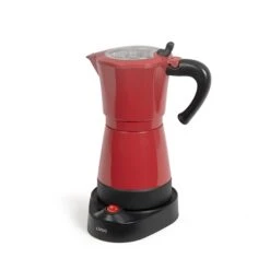 LIVOO Cafetière électrique Italienne Rouge 6 Tasses 480 W -Cuisine À Domicile 700104 2 2 Cafetiere electrique Italienne rouge 6 tasses 480 W Livoo