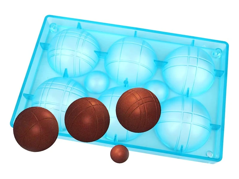 Moule Chocolat - Boules De Pétanque 1 Moule Chocolat - Boules De Pétanque
